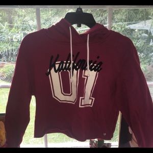 Kendall and Kylie cropped hoodie